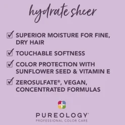 Online PUREOLOGY Hydrate Sheer Shampoo