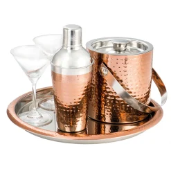 Best EDDINGTON Ice Bucket Hammered Copper