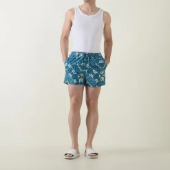 Ikat Print Swim Shorts