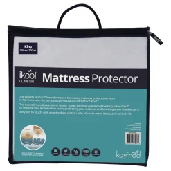 Discount KING KOIL Ikool Comfort 40cm deep Mattress Protector White