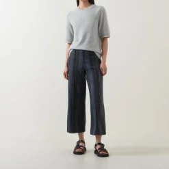 Fashion PART TWO Ilisan Check Print Cropped Trousers