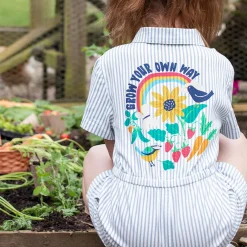 Fashion FRUGI Imogen Striped Playsuit