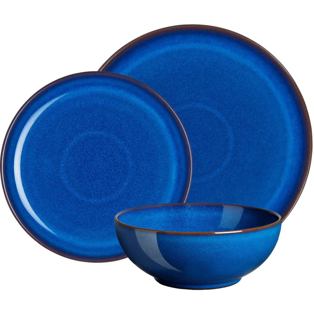 Clearance DENBY Imperial Blue 12-Piece Coupe Set