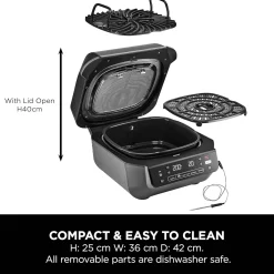 Fashion NINJA 5-in-1 Grill & Air Fryer 5.7L