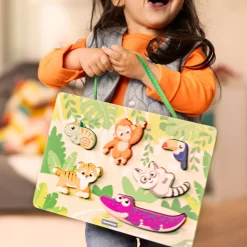 Best RAVENSBURGER In The Jungle Wooden Touch & Play Puzzle