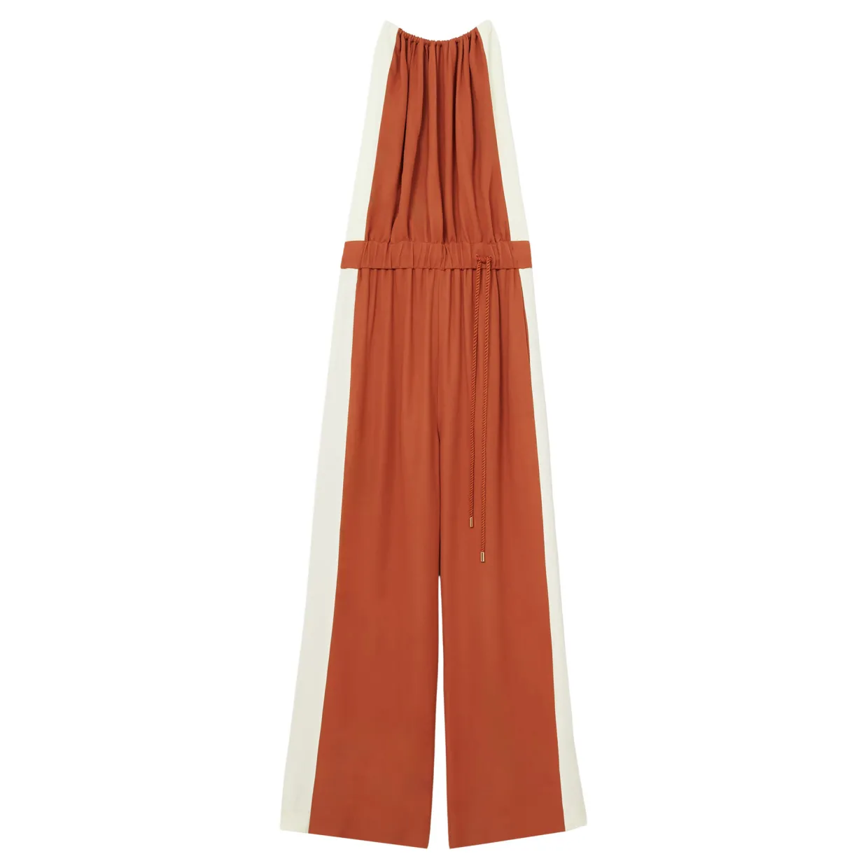 Inez Side Stripe Drawstring Jumpsuit
