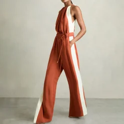 Inez Side Stripe Drawstring Jumpsuit