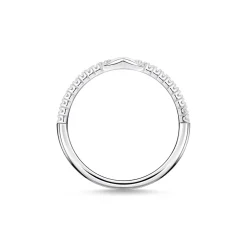 Outlet THOMAS SABO Infinity Ring With White Stones Silver