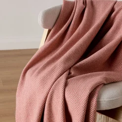 New FOXFORD Inishcrone Herringbone Throw