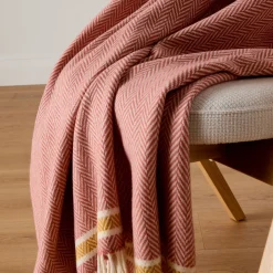 New FOXFORD Inishcrone Herringbone Throw