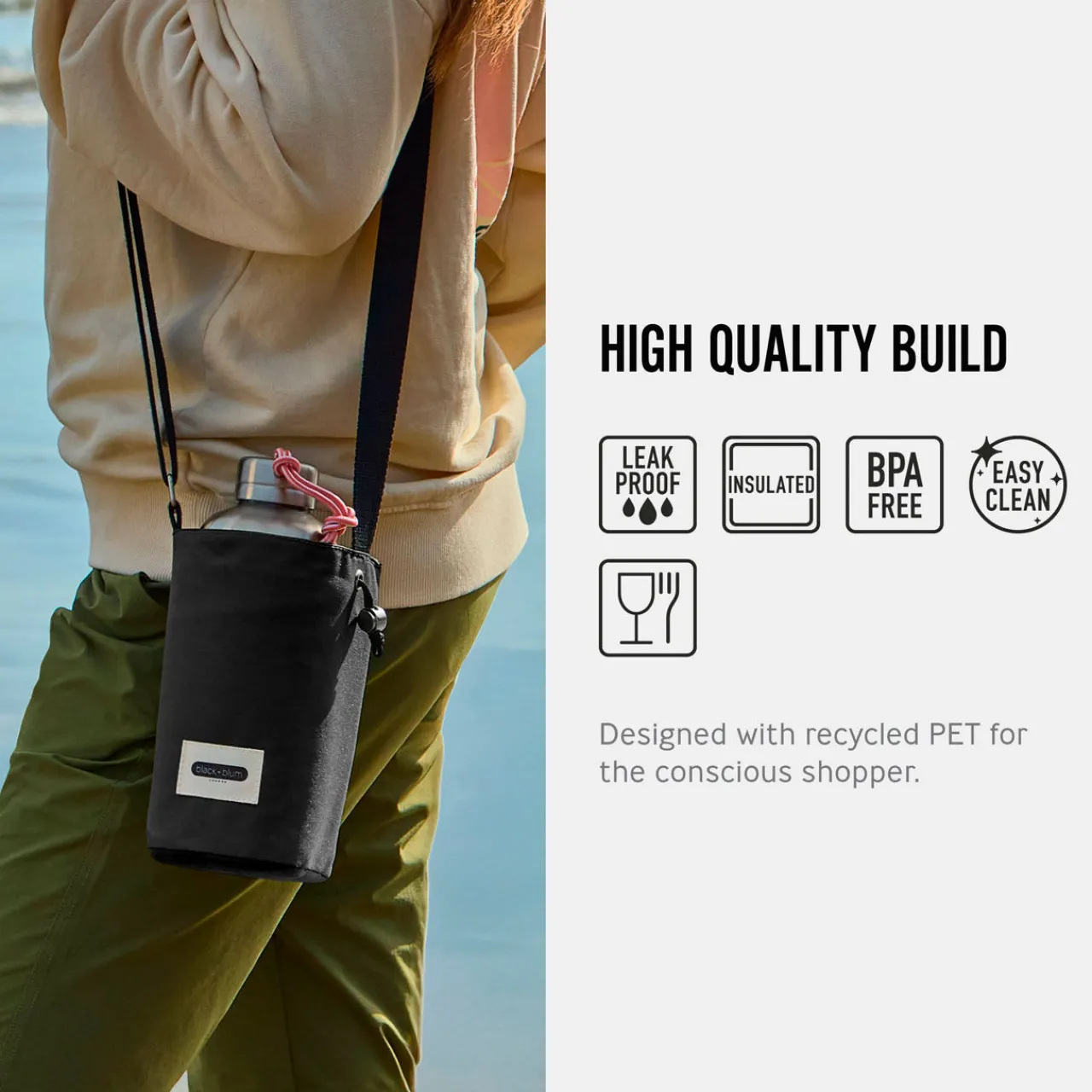 Hot BLACK + BLUM Insulated Bottle Bag Black