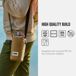 Insulated Bottle Bag Clay