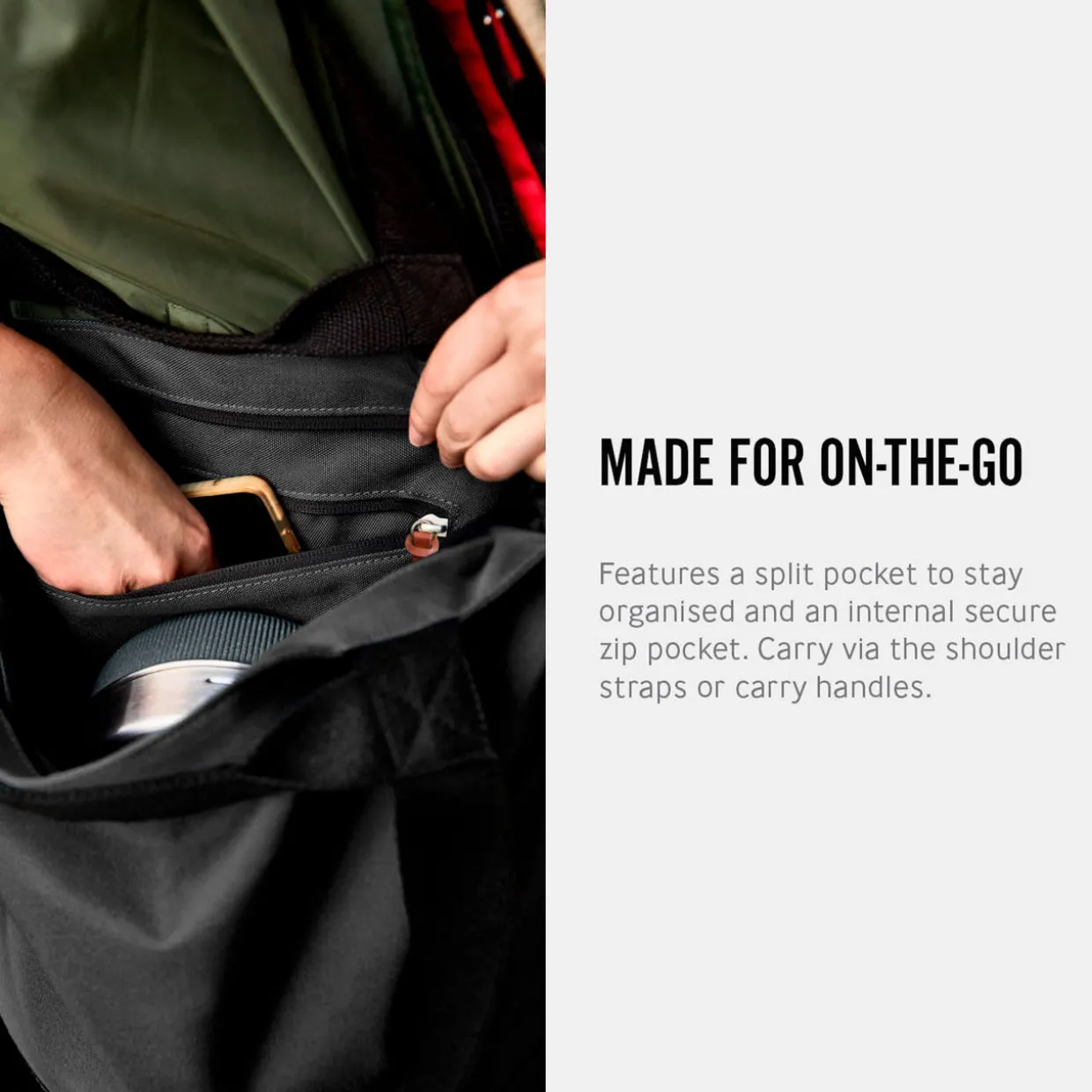 Insulated Tote Bag 16L Black