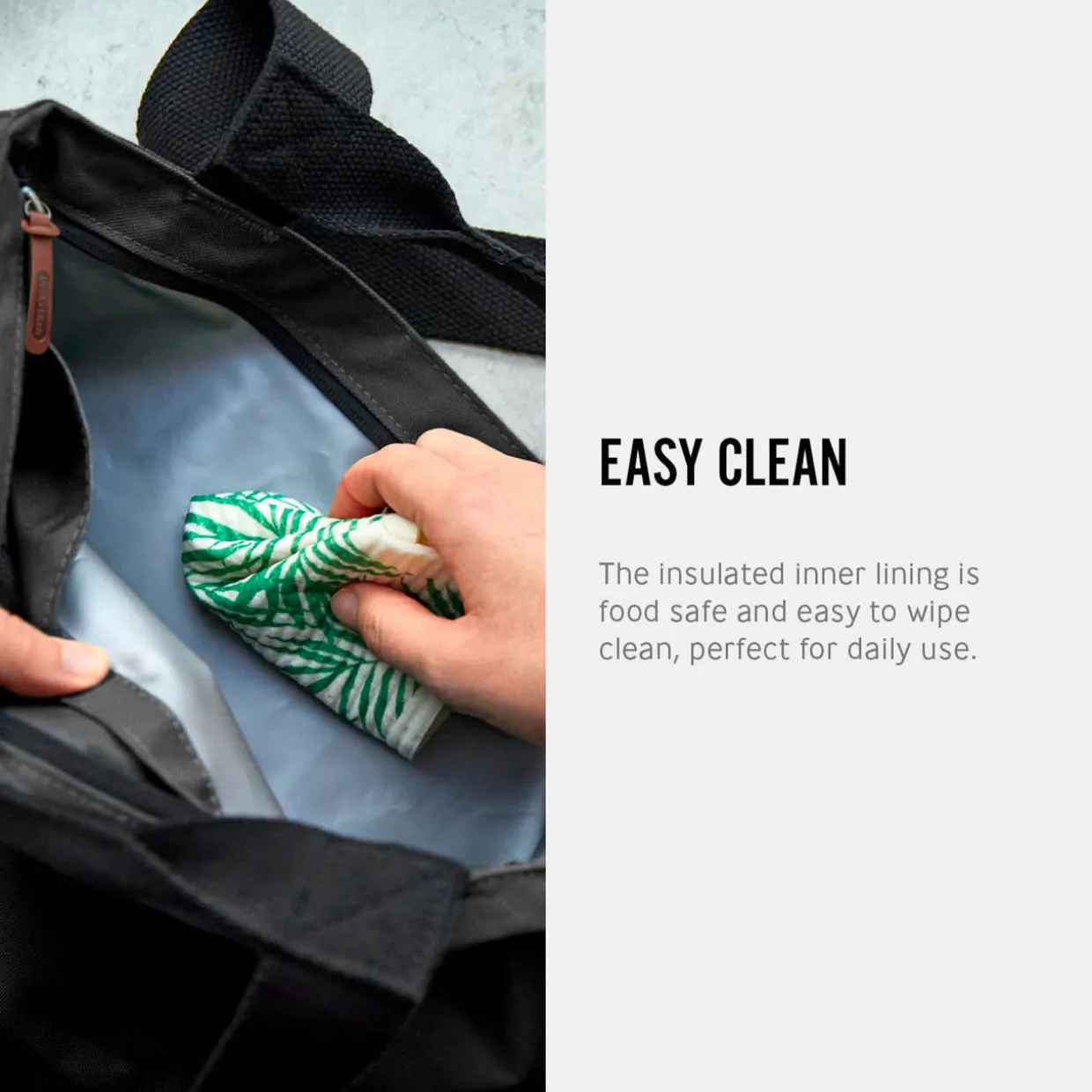 Insulated Tote Bag 16L Black