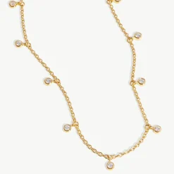 Interstellar Drop Choker Necklace