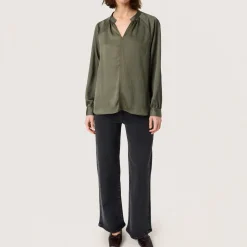 Hot SOAKED IN LUXURY Ioana Solid Blouse