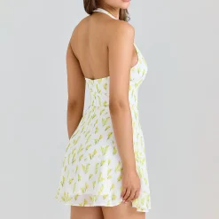 Iris Halter Neck Mini Dress