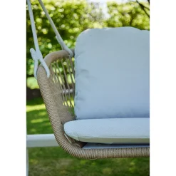 Clearance CASEYS FURNITURE Irvington Garden Double Swing Ivory White Coconut