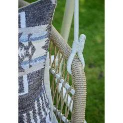 Clearance CASEYS FURNITURE Irvington Garden Double Swing Ivory White Coconut