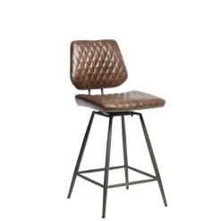 Isabella Bar Stool Dark Brown