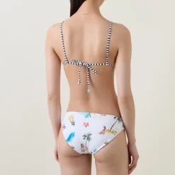Isla Palm Reversible Triangle Bikini Top