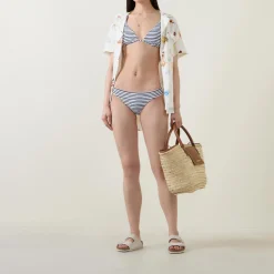 Isla Palm Reversible Triangle Bikini Top