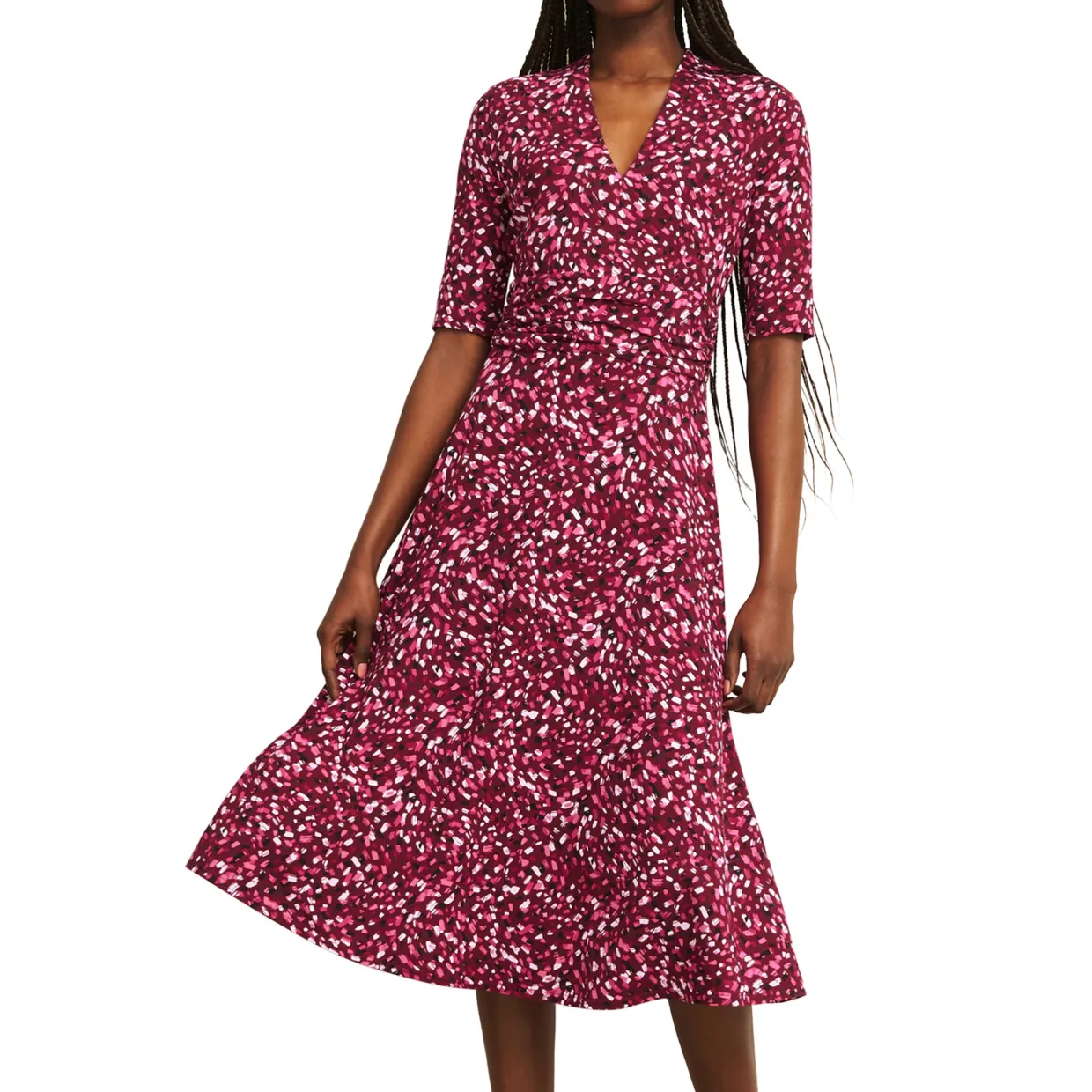 Jaci Printed Flared Dress