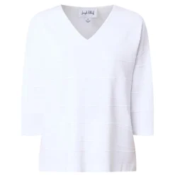 New JOSEPH RIBKOFF Jacquard Striped Sweater