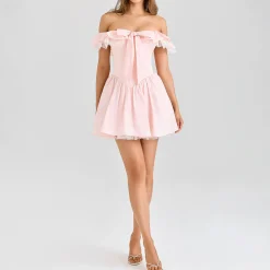 Discount HOUSE OF CB Jaide Off Shoulder Corset Mini Dress