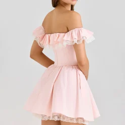 Discount HOUSE OF CB Jaide Off Shoulder Corset Mini Dress