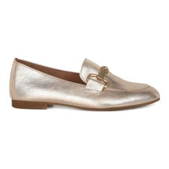 Jangle Metallic Leather Loafers