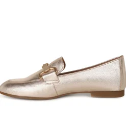 Jangle Metallic Leather Loafers