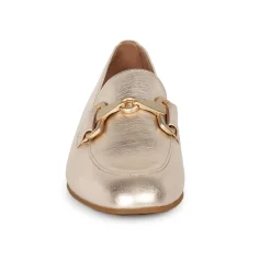 Jangle Metallic Leather Loafers