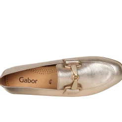 Jangle Metallic Leather Loafers