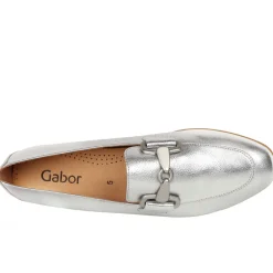Hot GABOR Jangle Metallic Leather Loafers