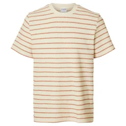 New SELECTED HOMME Jango Striped T-Shirt