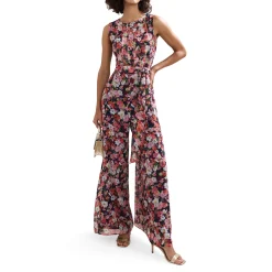 Janine Floral Wide Leg Jumpsuit