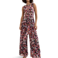 Janine Floral Wide Leg Jumpsuit