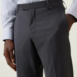 Jans Mid-Rise Straight Leg Suit Trousers