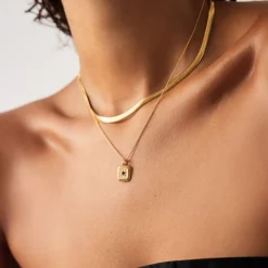 Online MISSOMA January Birthstone Necklace