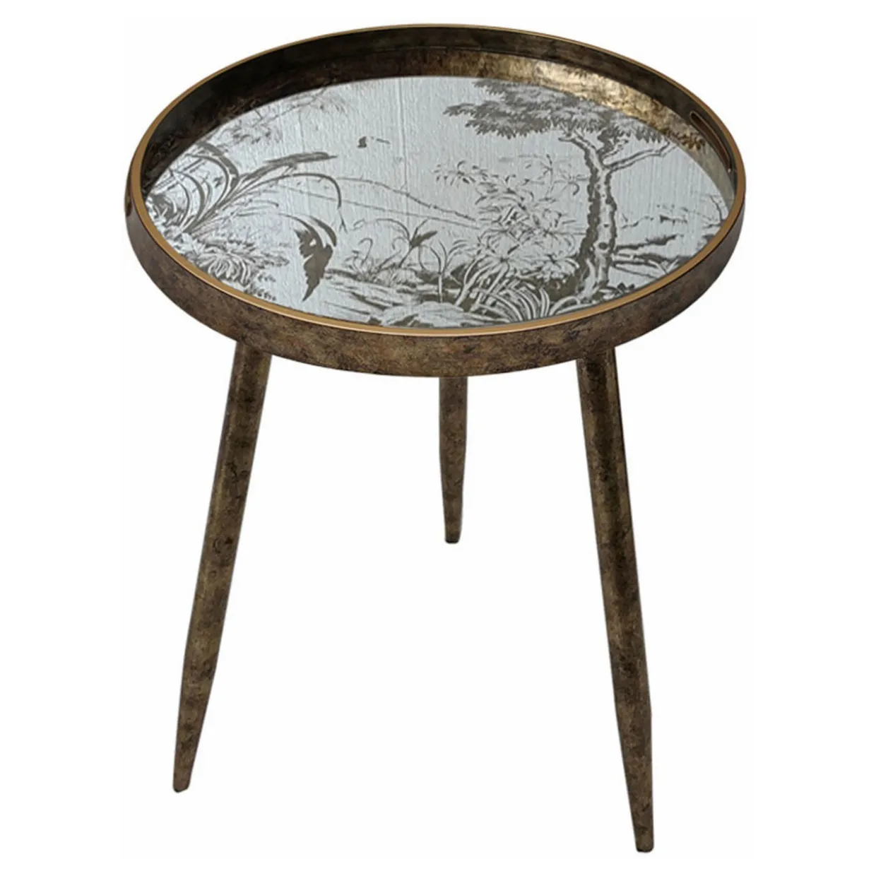 Japanese Garden Round Side Table