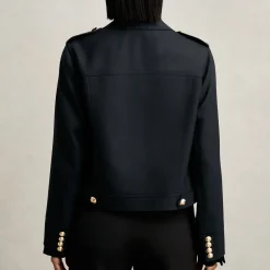 Jaque Wool Cropped Jacket