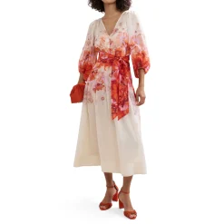 Jaslyn Floral Flared Dress