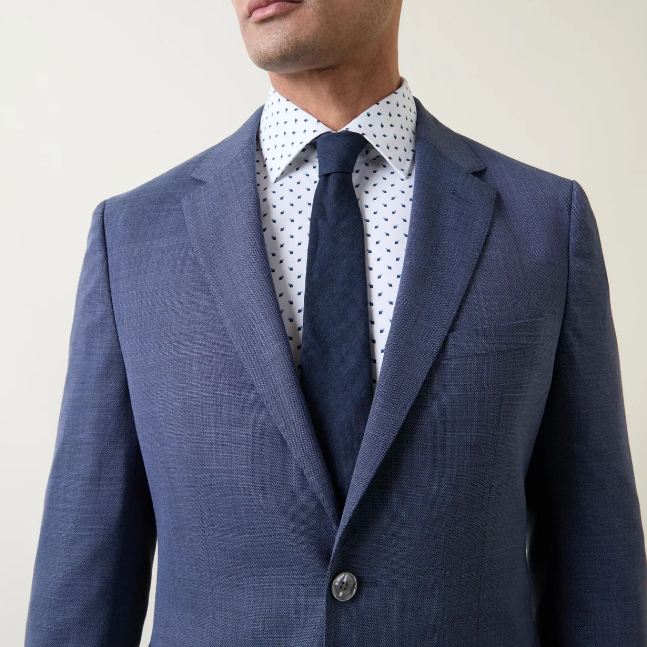 Sale BOSS Jasper Structure Single-Breasted Blazer