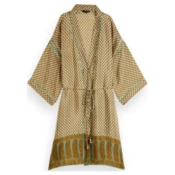 Clearance RITUALS Jaypur Saree Kimono Green Flower