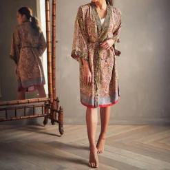 Jaypur Saree Kimono Yalda Red