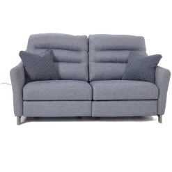 Fashion CASEYS FURNITURE Jesper 3-Seater Double Power Recliner Blue