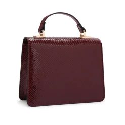 Jessica Lizard-Embossed Crossbody Bag