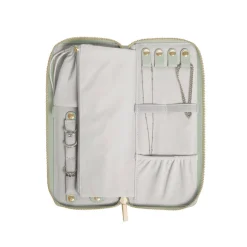 Jewellery Roll Sage Green