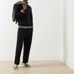 New FARAH VINTAGE Jim Logo Half-Zip Sweatshirt